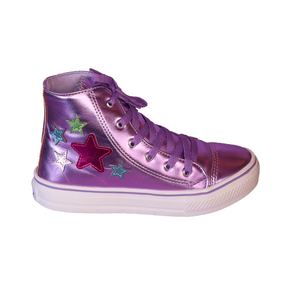 Tênis Infantil Cano Alto Modelo Alice